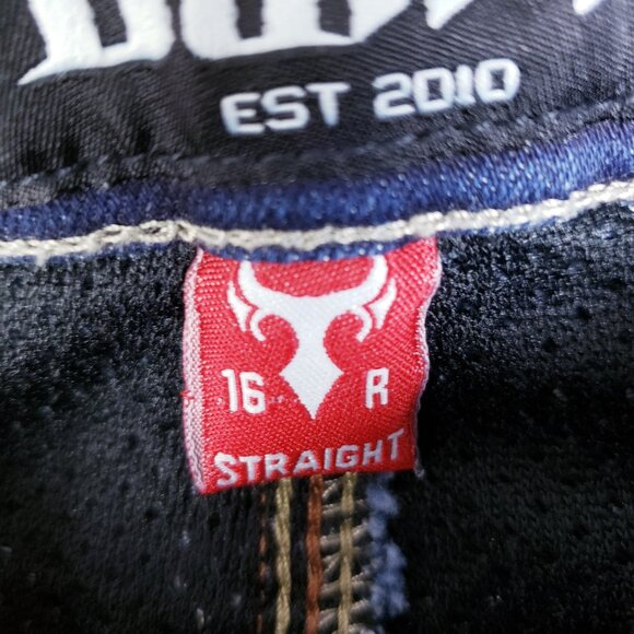 Bull-It Jeans Covec Blue Straight Jeans Motorcycle Protection Women’s size 16R - Picture 2 of 14